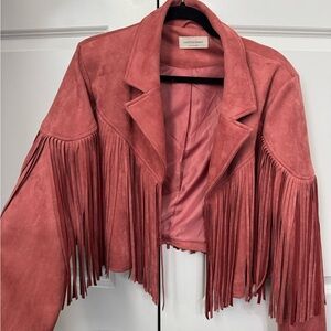 Saints and Hearts fringe jacket